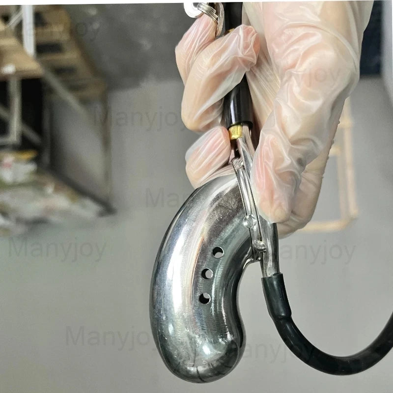 Male Invisible Chastity Belt Bondage Pants with Anal Ring lockable Stainless Steel Cuckold Chastity Cage Sex Toys for Men BDSM