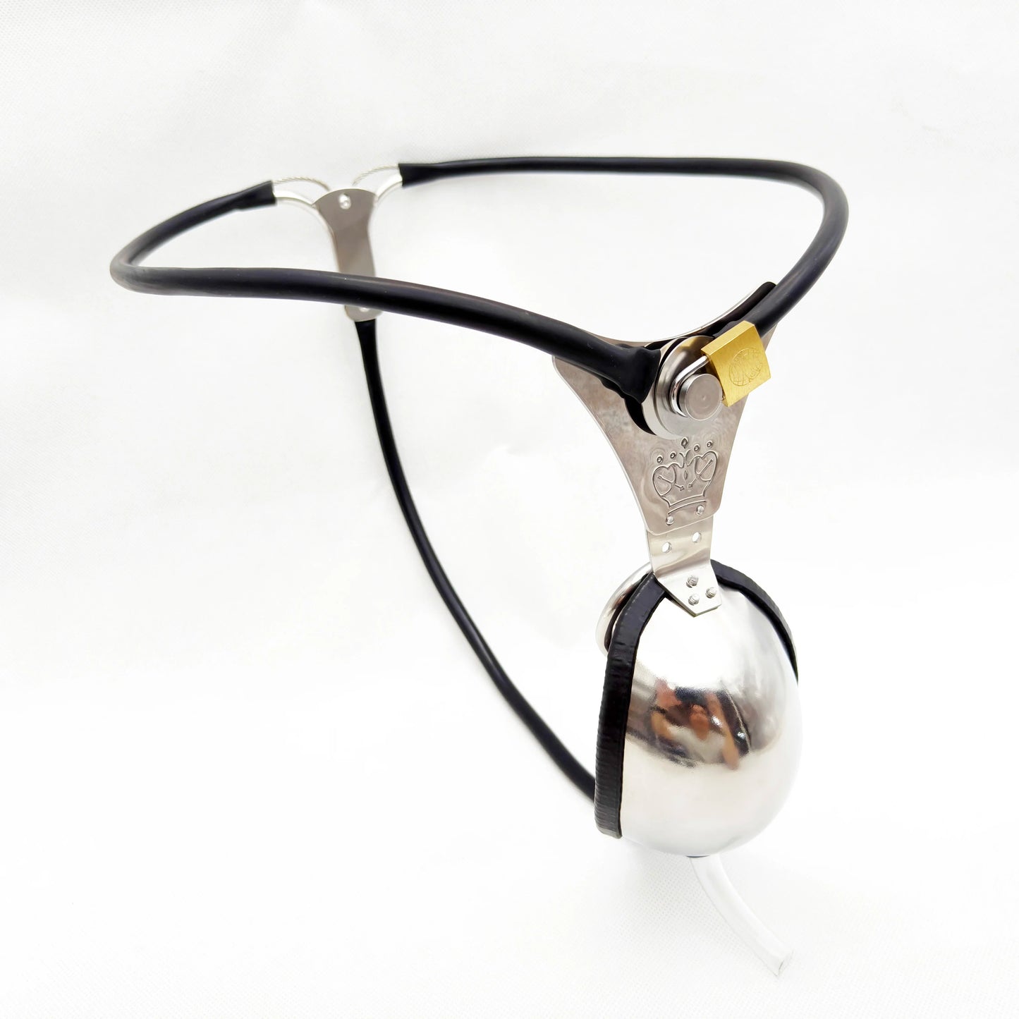 Male Invisible Chastity Belt Device Cock Cage with Poop Hole Adjustable Waist Desire Control Penis Bondage Adult Sex Toy for Man