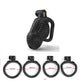 Male Lightweight Small Chastity Cage Device 4 Cock Rings Set Mini Penis Cage Ball Lock Bondage Trainer Belt Slave Sex Toy Man