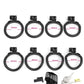 Male Lightweight Small Chastity Cage Device 4 Cock Rings Set Mini Penis Cage Ball Lock Bondage Trainer Belt Slave Sex Toy Man