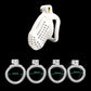 Male Lightweight Small Chastity Cage Device 4 Cock Rings Set Mini Penis Cage Ball Lock Bondage Trainer Belt Slave Sex Toy Man