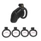 Male Lightweight Small Chastity Cage Device 4 Cock Rings Set Mini Penis Cage Ball Lock Training Belt Slave Sex Toy For Man