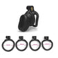 Male Lightweight Small Chastity Cage Device 4 Cock Rings Set Mini Penis Cage Ball Lock Training Belt Slave Sex Toy For Man