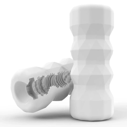 Male Masturbator Cup 3D Realistic Pocket Pussy Sleeve Stroker Textured Blowjob Reusable Soft Stretchy Adult Men Sex Toys