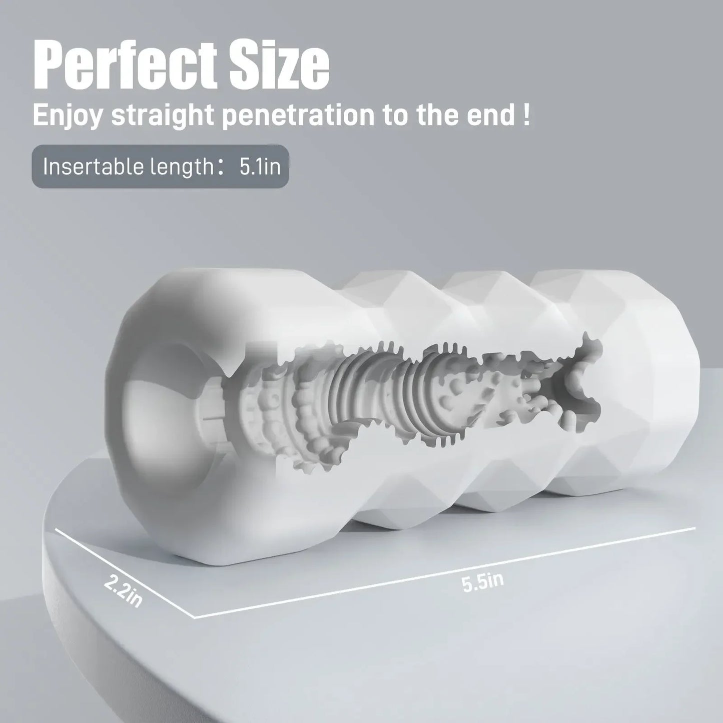 Male Masturbator Cup 3D Realistic Pocket Pussy Sleeve Stroker Textured Blowjob Reusable Soft Stretchy Adult Men Sex Toys