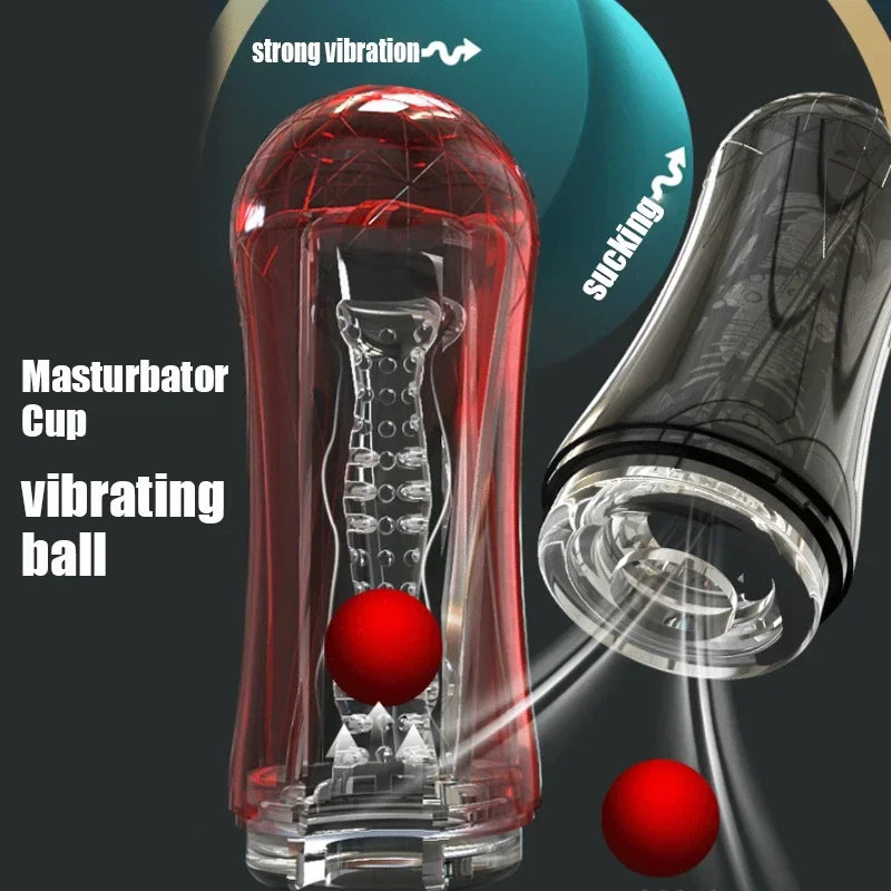 Male Masturbator Cup Soft Pussy Sex Toys Transparent Vagina Adult Endurance Exercise Sex Products Vacuum Pocket Cup for Men