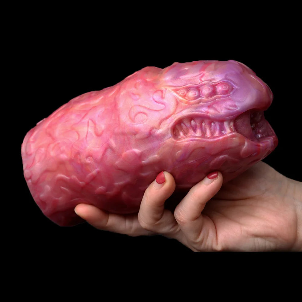 Male Masturbator Monster Oral Airplane Cups Pocket Pussy Blowjob Masturbation Cup Silicone Sex Toys For Men Tool For Adult 18+