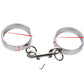 Male Metal Handcuffs Wrist Cuffs Cosplay Shackles Slave Restraint BDSM Bondage with Bridge Hooks Adult Games Sex Toy for Men