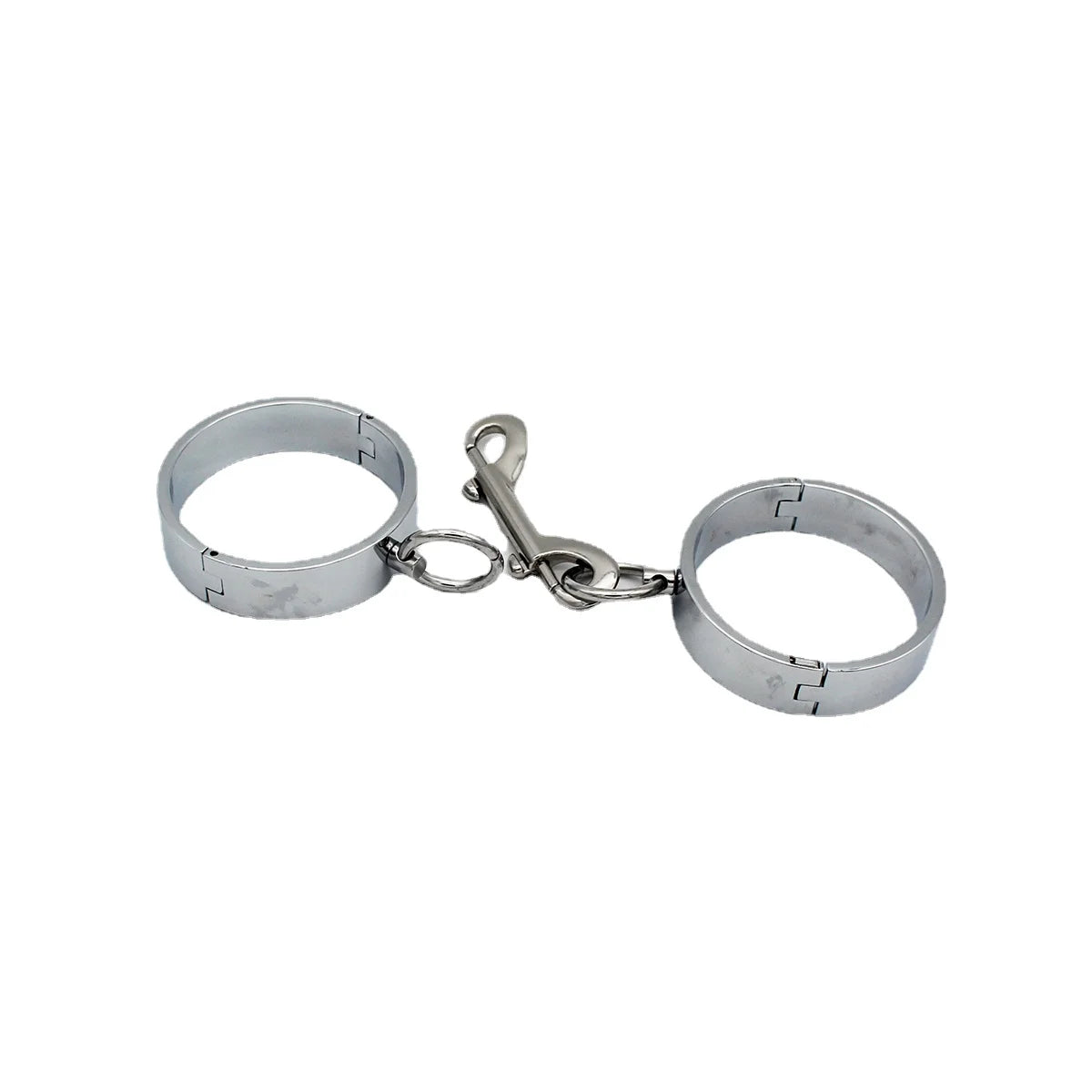 Male Metal Handcuffs Wrist Cuffs Cosplay Shackles Slave Restraint BDSM Bondage with Bridge Hooks Adult Games Sex Toy for Men
