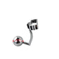 Male Metal ball stretcher scrotum anal beads butt hook penis lock bondage ring fetish pendant weight BDSM sex toy for man