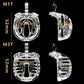 Male Micro Chastity Cage with Soft Urethral Catheter and 4 Size Penis Ring Ascetic Bondage Cock Cage Anti-Cheating Sissy Sex Toy