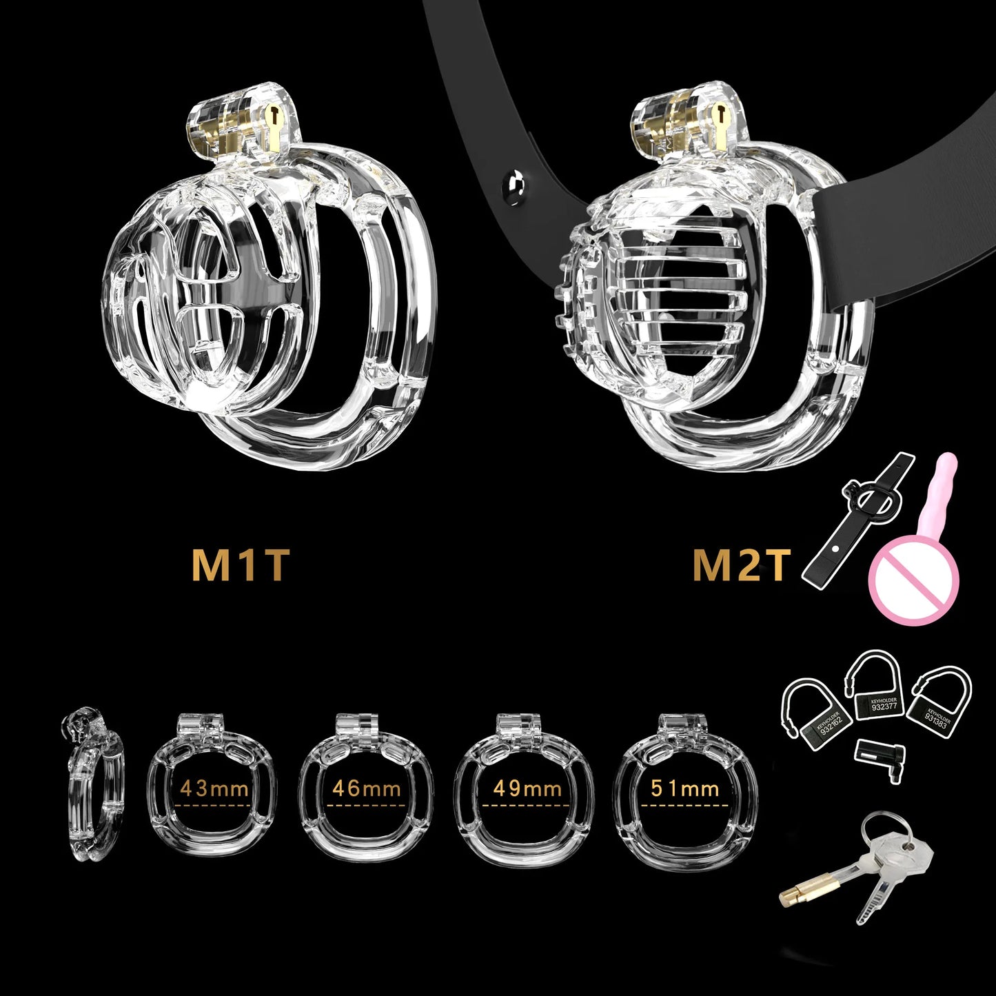 Male Micro Chastity Cage with Soft Urethral Catheter and 4 Size Penis Ring Ascetic Bondage Cock Cage Anti-Cheating Sissy Sex Toy
