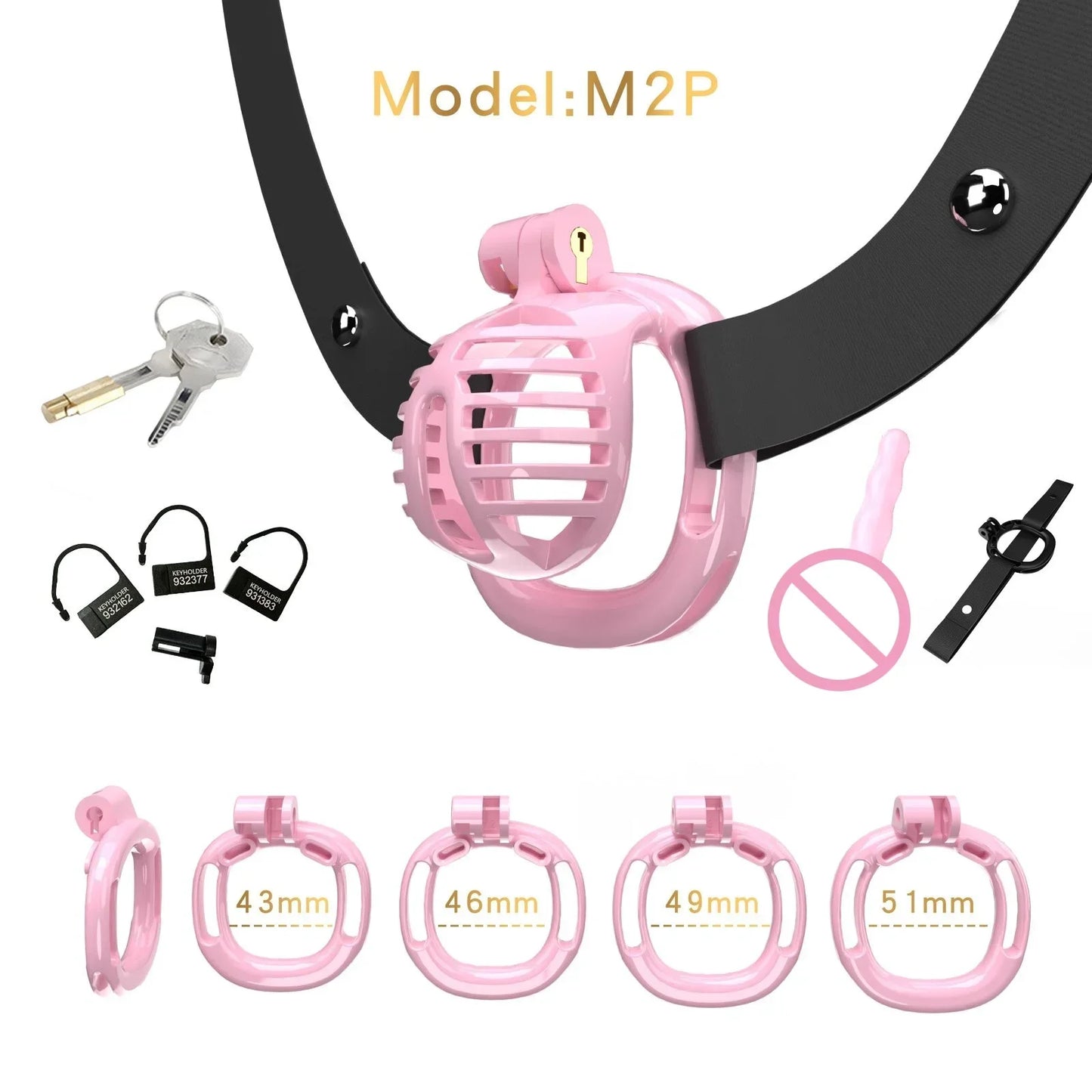 Male Micro Chastity Cage with Soft Urethral Catheter and 4 Size Penis Ring Ascetic Bondage Cock Cage Anti-Cheating Sissy Sex Toy