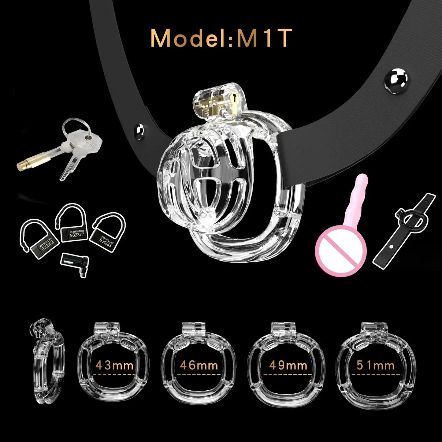Male Micro Chastity Cage with Soft Urethral Catheter and 4 Size Penis Ring Ascetic Bondage Cock Cage Anti-Cheating Sissy Sex Toy