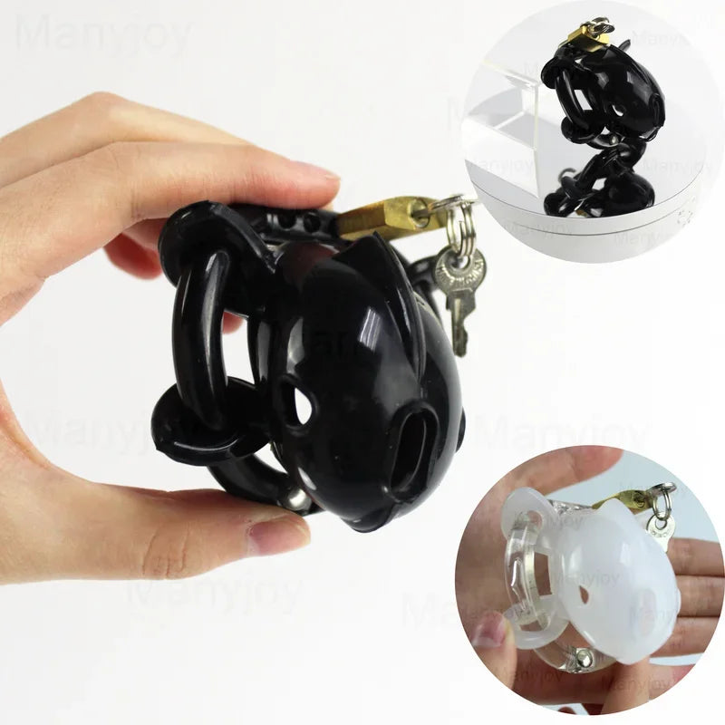 Male Nub Silicone Small Chastity Device Penis Lock Cage Cock Ring Adjust Slave Bondage Restraint Chastity Belt Sex Toys for Men