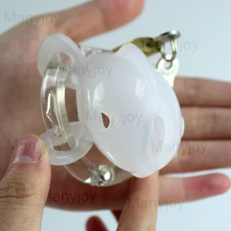Male Nub Silicone Small Chastity Device Penis Lock Cage Cock Ring Adjust Slave Bondage Restraint Chastity Belt Sex Toys for Men