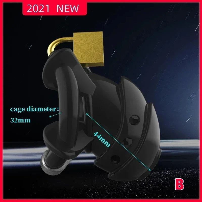Male Nub Silicone Small Chastity Device Penis Lock Cage Cock Ring Adjust Slave Bondage Restraint Chastity Belt Sex Toys for Men