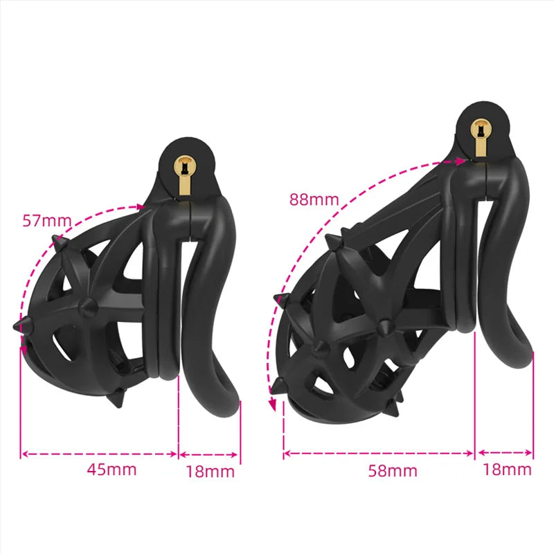 Male Penis Chastity Cage Set Mini Small Bird Chastity Cage With 4 Size Cock Ring Penis Lock Bondage Slave Man Sex Toy