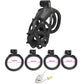 Male Penis Chastity Cage Set Mini Small Bird Chastity Cage With 4 Size Cock Ring Penis Lock Bondage Slave Man Sex Toy