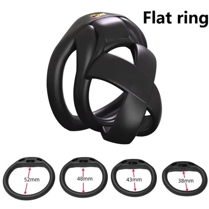 Male Penis Chastity Cage Set Mini Small Long Bird Chastity Cage With 4 Cock Rings Penis Lock Bondage Slave Man Sex Toy