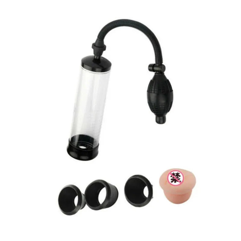 Male Penis Extender Enlargement Stretcher Accessory Vacuum Pump Sleeve Cylinders Sex Toy Erotic Adult Game Sexy Products