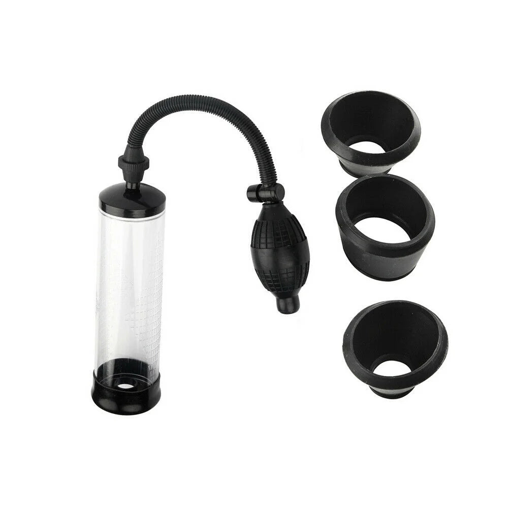 Male Penis Extender Enlargement Stretcher Accessory Vacuum Pump Sleeve Cylinders Sex Toy Erotic Adult Game Sexy Products
