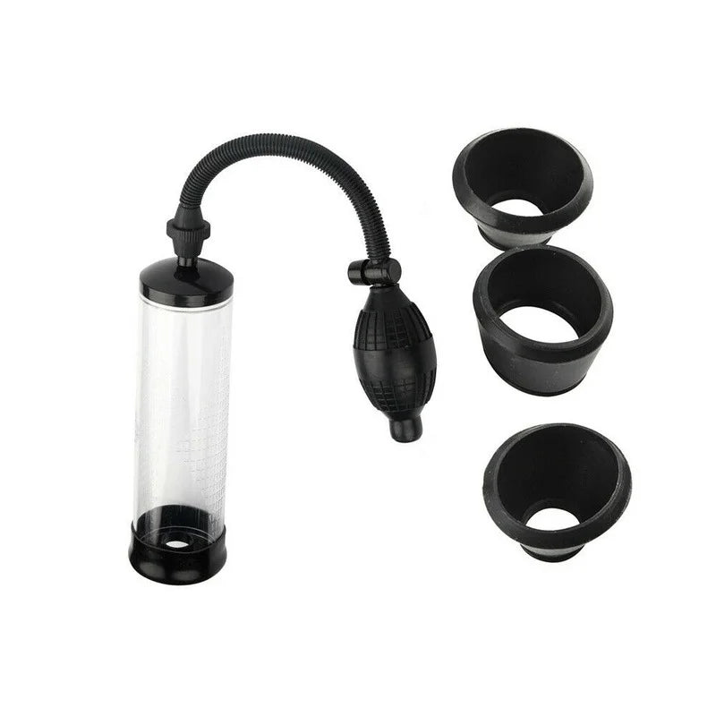 Male Penis Extender Enlargement Stretcher Accessory Vacuum Pump Sleeve Cylinders Sex Toy Erotic Adult Game Sexy Products