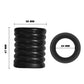 Male Penis Lock Cock Ring Bondage Erection Ball Ring Delay Ejaculation Reusable Enlargement Ball Stretcher Sex Toy For Man