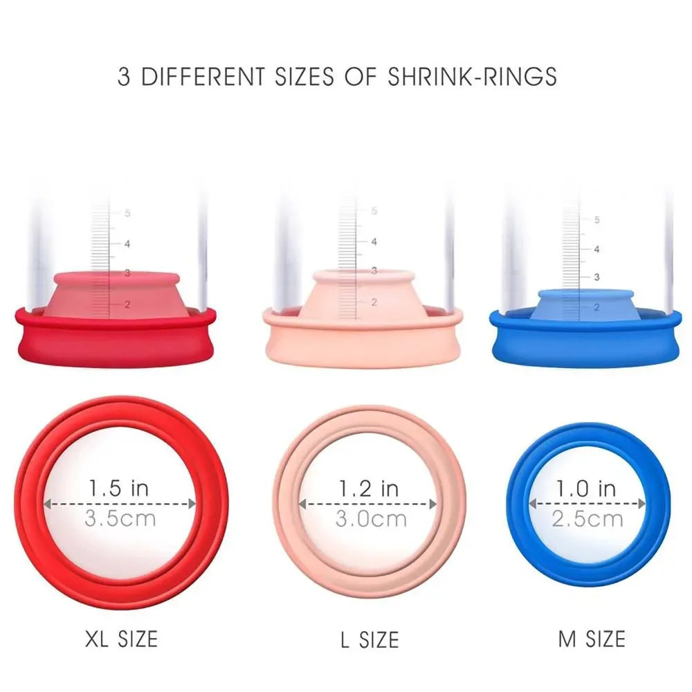 Male Penis Pump Manual Penis Enlarger Sex Toys For Man Vacuum Pump Male Masturbation Penile Extender Trainer Adults Sex Products