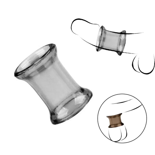 Male Penis Scrotum Ring Soft Flexible TPE Cock Rings Ejaculation Delay Transparent Cockring Sex Toys Adult Products for Men