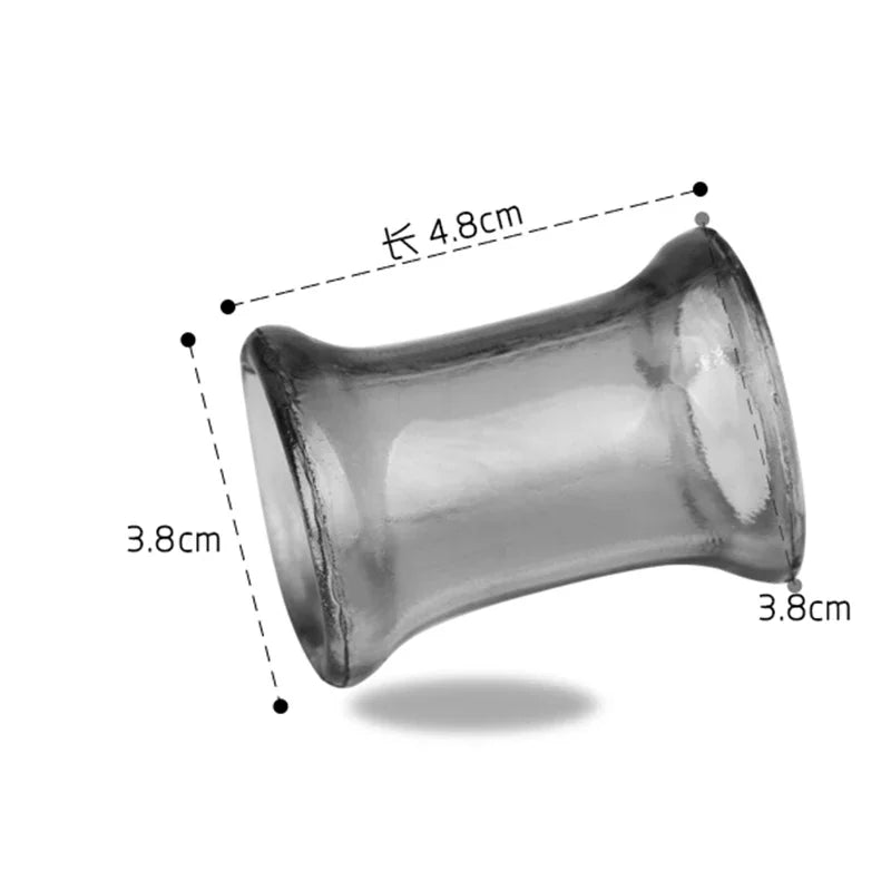 Male Penis Scrotum Ring Soft Flexible TPE Cock Rings Ejaculation Delay Transparent Cockring Sex Toys Adult Products for Men