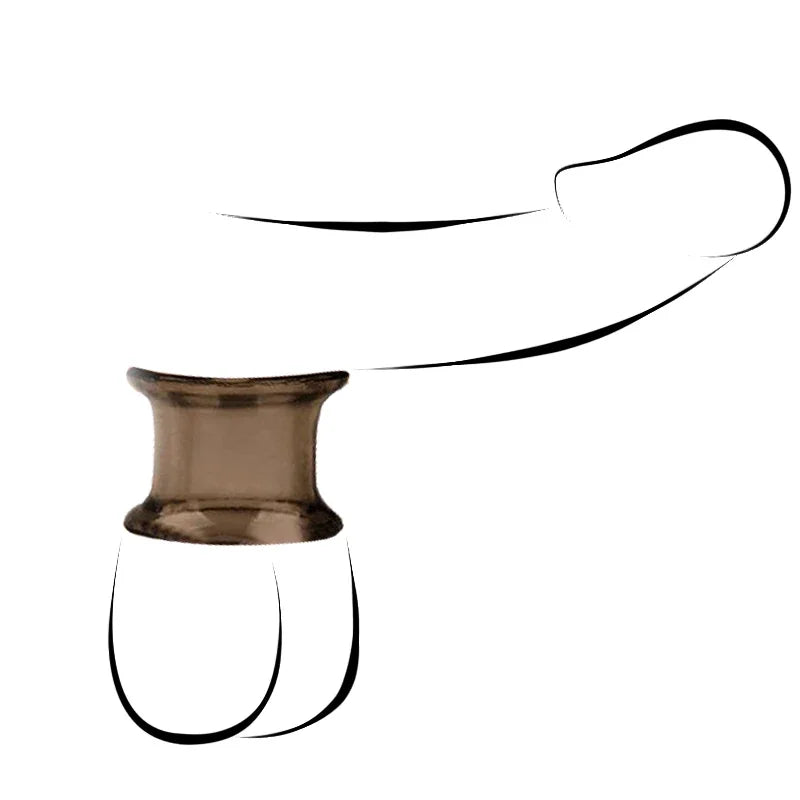 Male Penis Scrotum Ring Soft Flexible TPE Cock Rings Ejaculation Delay Transparent Cockring Sex Toys Adult Products for Men