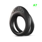 Male Penis Sleeve Dual Cock Rings Delay Ejaculation Nozzle Penis Rings Enlargement Reusable Cockring Sex Toys for Men Adults