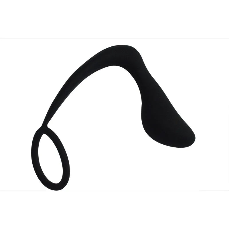 Male Prostate Anal Plug Silicone Waterproof Massager Stimulator Delay Ejaculation Cock Ring Sex Shp Toys for Couple Women Men
