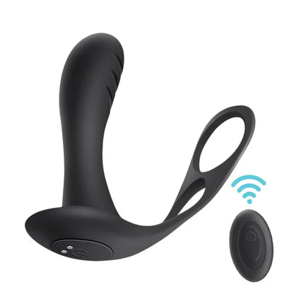 Male Prostate Massage Vibrator Anal Plug Wireless Control Wear Silicone Stimulate Massager Delay Ejaculation Ring Toy for Men