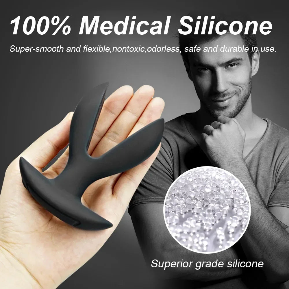 Male Prostate Massager Wearable Anal Plug Wireless Vibrating Dildo Butt Plug Dilator Male Masturbation Tools Adult Supplies
