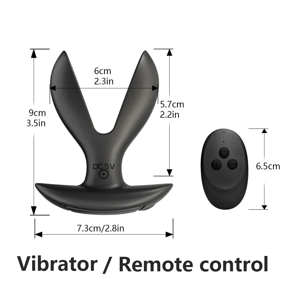Male Prostate Massager Wearable Anal Plug Wireless Vibrating Dildo Butt Plug Dilator Male Masturbation Tools Adult Supplies