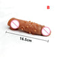 Male Reusable Penis Sleeve Testis Bondage Cock Extender Penis Ring Condoms With Scrotum Rings Penis Erection Erotic Toys For Men