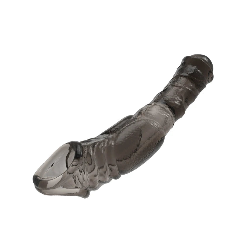 Male Reusable Penis Sleeve Testis Bondage Penis Ring Extender Reusable Condoms Erotic Sex Toys For Men 4 Types
