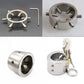 Male Scrotum Squeeze Ball Stretcher Weight Testicle Chastity Device Cage Metal Scrotum Penis Ring Crusher Extrusion Device