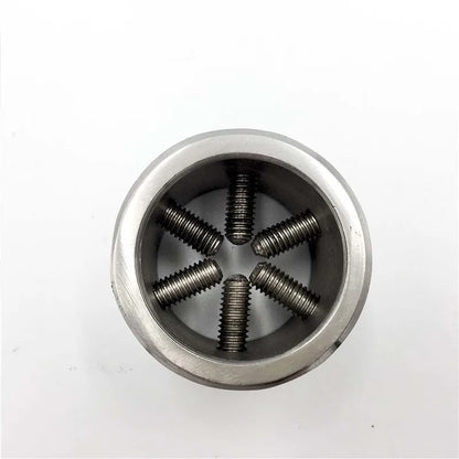 Male Scrotum Squeeze Ball Stretcher Weight Testicle Chastity Device Cage Metal Scrotum Penis Ring Crusher Extrusion Device