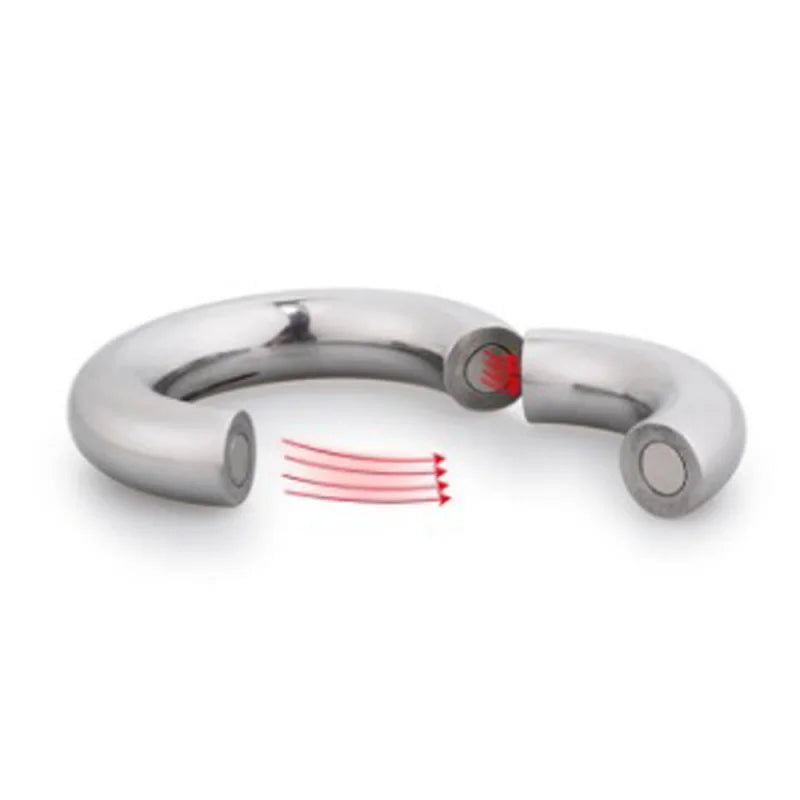 Male Scytum Ring Stainless Steel Penis Ring Scrotal Weight-Bearing Pendant Cock Ring For Men Delay Ejection Bdsm Sex Toys Rings