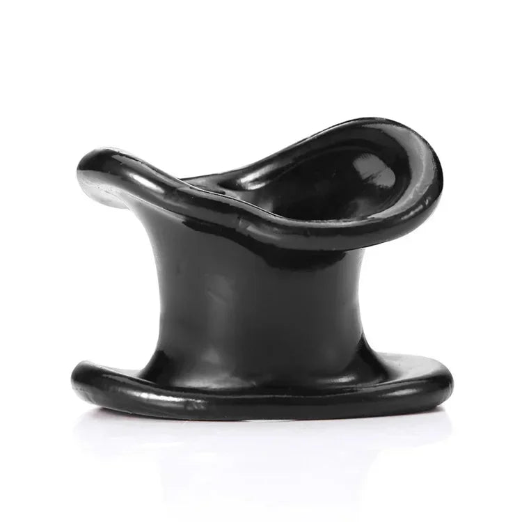Male Silicone Ball Stretcher Scrotum Testicle BDSM Bondage Time Delay Sleeve Cock Penis Rings Adult Chastity Slave Sex Toys Men