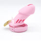 Male Silicone Chastity Cock Cage Penis Belt Lockable Device with 5 Cock Ring Penis Sleeve Lock Bondage Sex Toys for Men