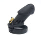 Male Silicone Chastity Cock Cage Penis Belt Lockable Device with 5 Cock Ring Penis Sleeve Lock Bondage Sex Toys for Men