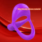Male Silicone Penis Ring 3 in 1 Ultra Soft Cock Ring 1 Vibration for Erection Enhancing Time Delay Ejaculation Sex Toys for Men