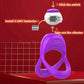 Male Silicone Penis Ring 3 in 1 Ultra Soft Cock Ring 1 Vibration for Erection Enhancing Time Delay Ejaculation Sex Toys for Men