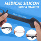 Male Silicone penis lock cock Ring Erection Sleeve Delay Ejaculation Reusable Condom Enlargement ball stretcher Sex Toy for Men
