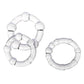 Male Silicone penis lock cock Ring Erection Sleeve Delay Ejaculation Reusable Condom Enlargement ball stretcher Sex Toy for Men