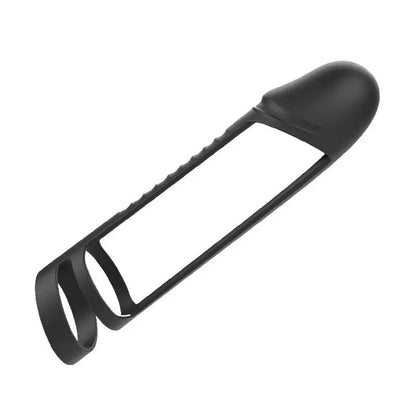 Male Silicone penis lock cock Ring Erection Sleeve Delay Ejaculation Reusable Condom Enlargement ball stretcher Sex Toy for Men